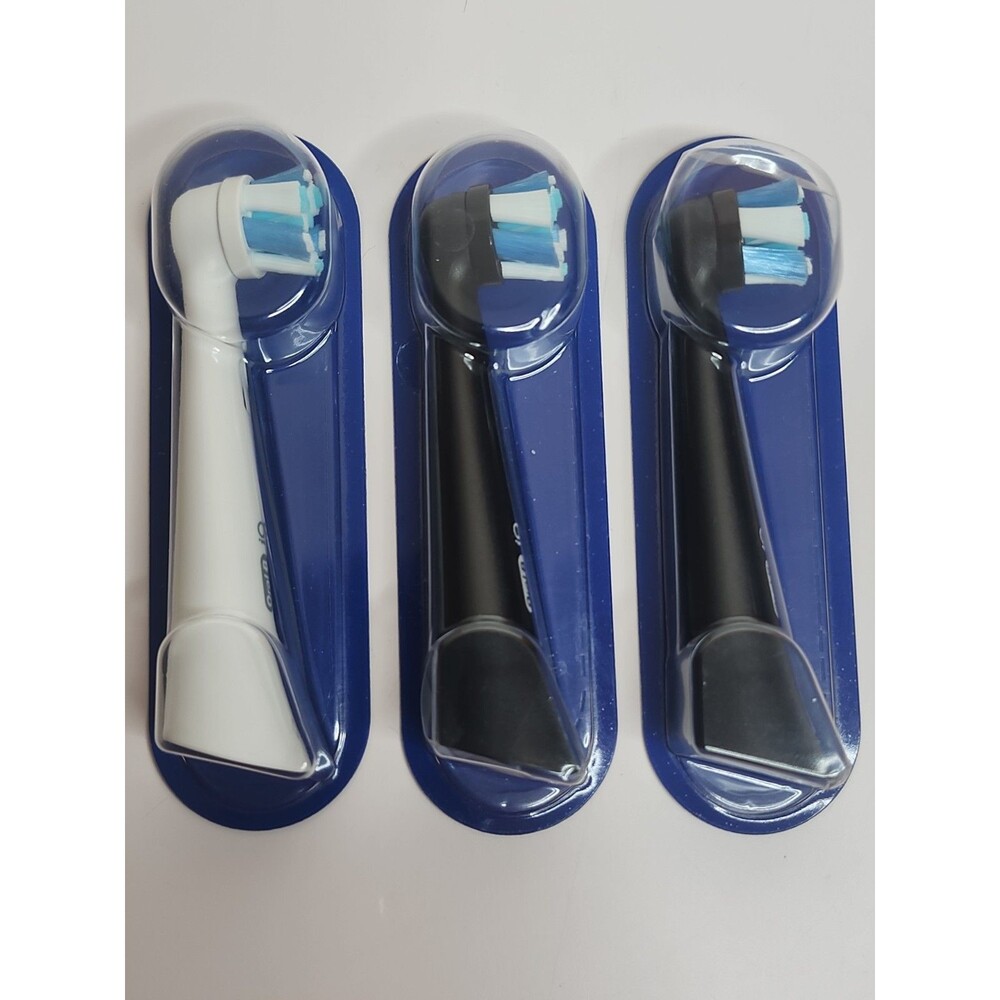 Lot Of 3 Oral B IO Ultimate Clean Series Replacement Heads Brush 2 Black 1 White